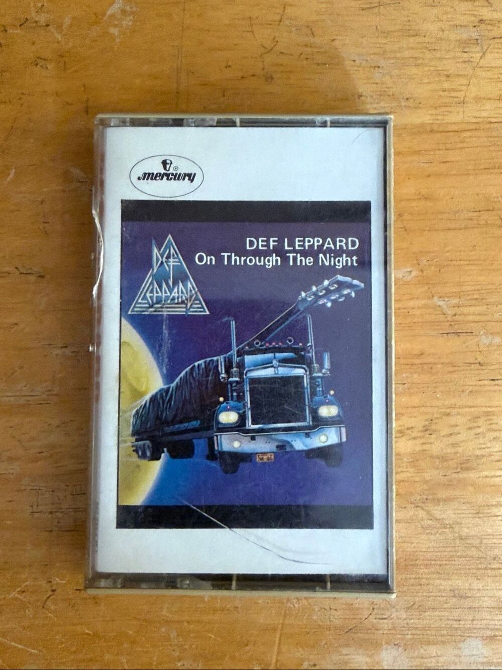 Def Leppard On Through the Night Vintage Cassette Tape Mercury Records (9094)